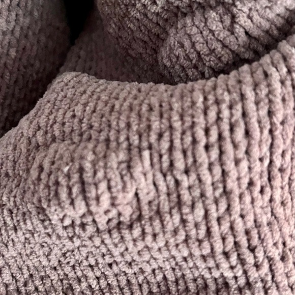 Open Front Ribbed Knit Cardigan Size Small Oversized Loose Bell Sleeves Taupe - Picture 11 of 11